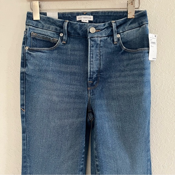 NWT Good American Good Legs Indigo Flare Jean Size 2 - Picture 7 of 7